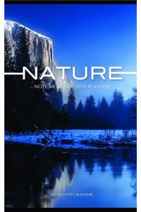 Nature Note Monthly 2020 Planner 12 Month Calendar