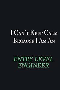 I cant Keep Calm because I am an Entry Level Engineer