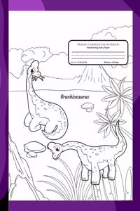Primary Composition Notebook Handwriting Story Paper