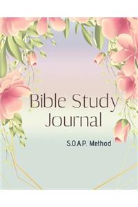SOAP Bible Study Journal-Easy & Simple Guide to Scripture Journaling-Bible Study Workbook 100 pages Book 6