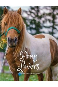 Pony Lovers 2020 Calendar Journal
