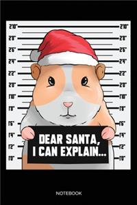 Dear Santa I Can Explain Notebook
