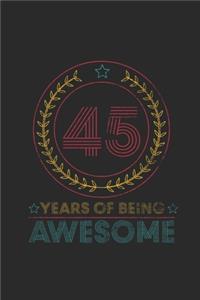 45 Years Of Being Awesome