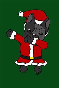 Dabbing French Bulldog Santa