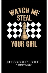 Chess Score Sheet 110 Pages