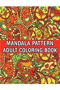 Mandala Pattern Adult Coloring Book