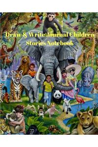 Draw & Write Journal Children Stories Notebook