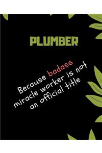 PLUMBER Because Badass Miracle Worker Is Not An Official Title