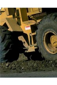 School Composition Book Construction Bulldozer 130 Pages