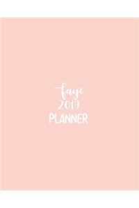 Faye 2019 Planner