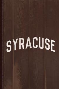 Syracuse Journal Notebook