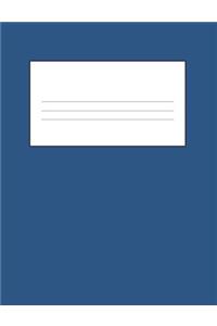 Simply Blue Notebook