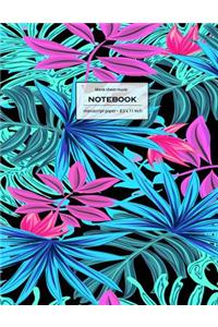 Blank Music Sheet Notebook