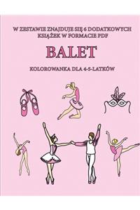Kolorowanka dla 4-5-latków (Balet)