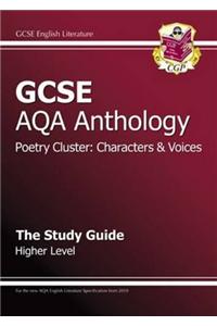 GCSE AQA Anthology Poetry Study Guide (Characters & Voices) Higher (A*-G course)