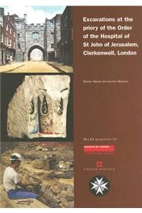 Excavations at the Priory of the Order of the Hospital of St John of Jerusalem, Clerkenwell, London