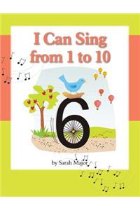 I Can Sing from 1 to 10