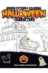 Hidden Pictures Coloring Halloween Characters (Dover Holiday Coloring Book)