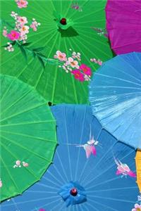 Cool Colorful Overlapping Chinese Umbrellas Journal