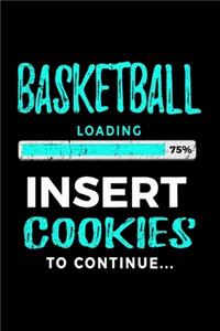 Basketball Loading 75% Insert Cookies To Continue