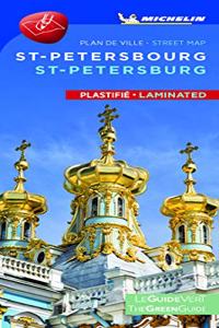 Michelin St. Petersburg City Map - Laminated