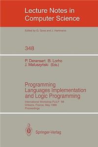 Programming Languages Implementation and Logic Programming