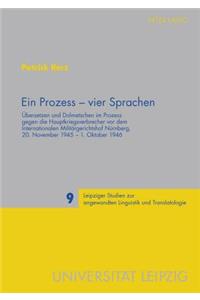 Ein Prozess - Vier Sprachen