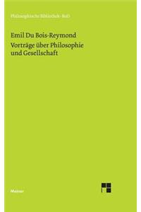 Vorträge über Philosophie und Gesellschaft