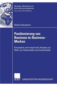 Positionierung Von Business-To-Business-Marken