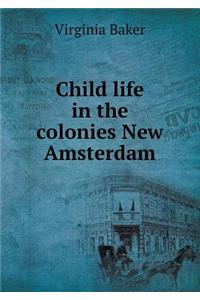 Child Life in the Colonies New Amsterdam