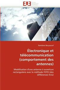 ?lectronique Et T?l?communication (Comportement Des Antennes)