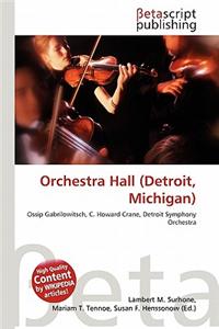 Orchestra Hall (Detroit, Michigan)