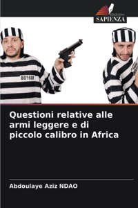 Questioni relative alle armi leggere e di piccolo calibro in Africa