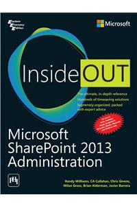 Microsoft Sharepoint 2013 Administration Inside Out