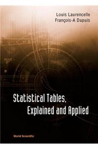 Statistical Tables, Explained and Applied