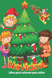 Navidad Libro para colorear para niños