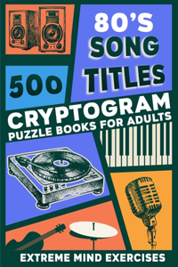 Cryptograms puzzle books for adults