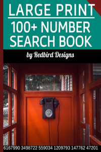 Large Print Number Search Book