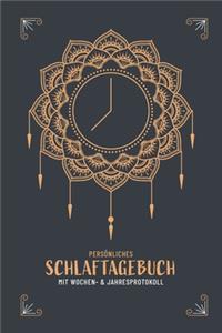 Persönliches Schlaftagebuch I Mit Wochen- & Jahresprotokoll