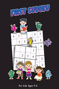 First Sudoku For Kids Ages 4-8