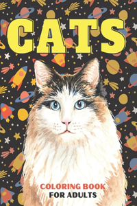 Cats Coloring Book For Adults