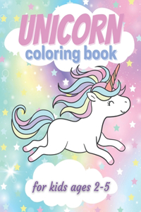 Unicorn Coloring Book for Kids Ages 2-5