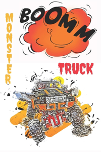Boom Truck Monster Coloring Book