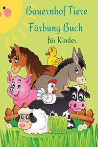 Bauernhof Tiere Färbung Buch für Kinder