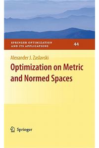 Optimization on Metric and Normed Spaces
