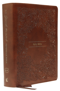 KJV, Journal the Word Reference Bible, Imitation Leather, Brown, Red Letter Edition, Comfort Print