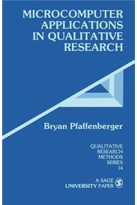 Microcomputer Applications in Qualitative Research