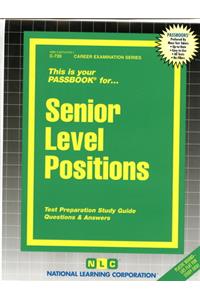 Senior Level Positions