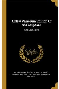 New Variorum Edition Of Shakespeare