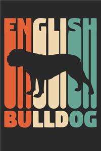 Vintage English Bulldog Notebook - Gift for English Bulldog Lovers - English Bulldog Journal